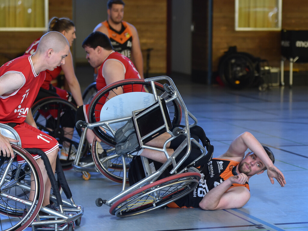 2024-10-26-0400 | RSKV Tuebingen vs. Hannover United 2, Rollstuhlbasketball, 2. Bundesliga Sued, 3. Spieltag, Saison 2024/2025, 26.10.2024, Foto: Ralph Kunze - Realisiert mit Pictrs.com