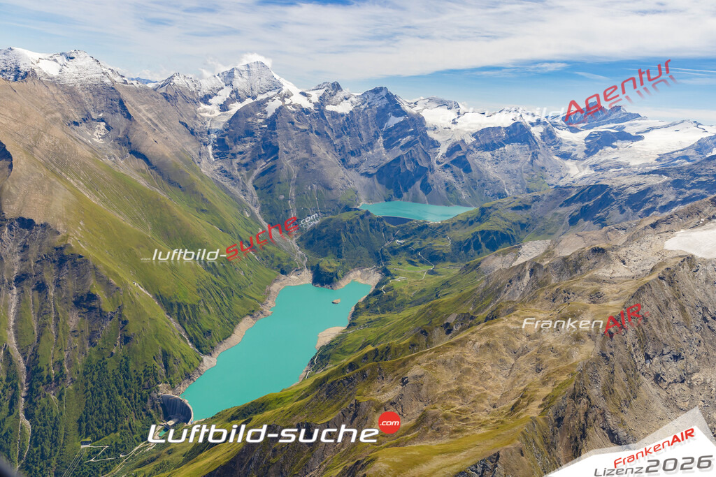 Luftaufnahme von Stauseen Kaprun Bild- Das Luftbild wurde 2025 vom UL-Flugzeug heraus erstellt ( keine Drohne ) - Hochauflösende Luftaufnahme -Nicht vergleichbar mit Google Maps oder Satelittenbilder- Die Geschenkidee !Mit Lizenz und Bildrechte bestellbar