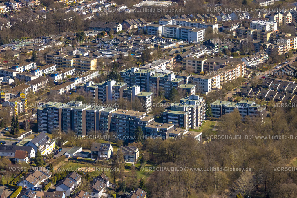 Herdecke250303292 | Luftbild, Hochhaussiedlung Westender Weg, Westende, Herdecke, Ruhrgebiet, Nordrhein-Westfalen, Deutschland