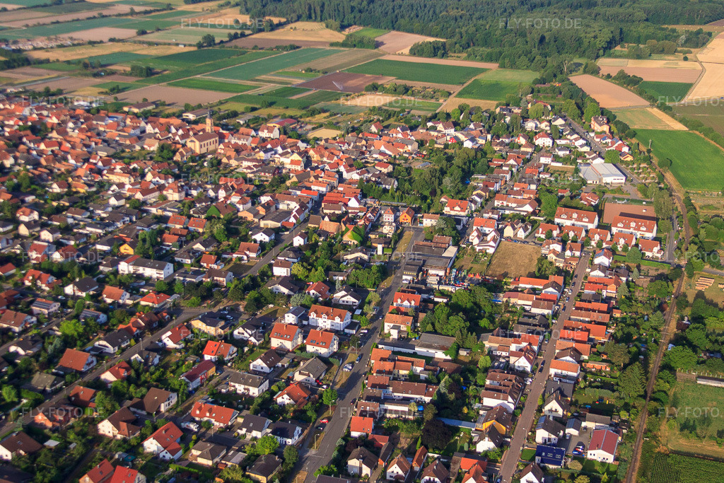 Luftbild: Austr in Zeiskam im Bundesland Rheinland-Pfalz in Deutschland. Foto: IMG_69642.jpg vom 04.07.2014 durch Werner Riehm/FLY-FOTO.de