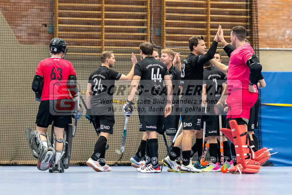 SFE_20240106_0016 | Neuss, Deutschland, 06.01.2024:  in Aktion waehrend des Spiels der Halle 1. Bundesliga Herren zwischen SW Neuss vs Rot-Weiss Köln im Stadionhalle (SW Neuss) am 06.01.2024 in Neuss, Deutschland. (Foto von Stephan Fehrmann)

Neuss, Germany, 06.01.2024:  in action during the game of Halle 1. Bundesliga Herren between SW Neuss vs Rot-Weiss Köln in Stadionhalle (SW Neuss) at 06.01.2024 in Neuss, Deutschland. (Foto von Stephan Fehrmann)