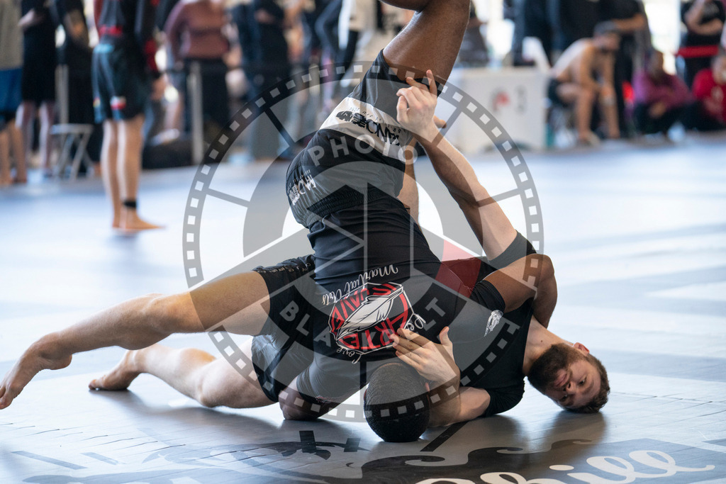 20240309PBB5945 | Fighters compete during the International Luta Livre (ILLCS) Spring Championship in Hannover, Germany, on March 9, 2024.