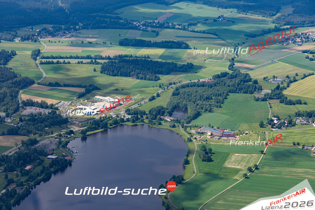 Das Luftbild der Stadt Weissenstadt wurde 2019 vom Flugzeug heraus erstellt (keine Drohne) Aufnahmehöhe ca.400 Meter- hohe Auflösung- beste Druck-Qualität garantiert!