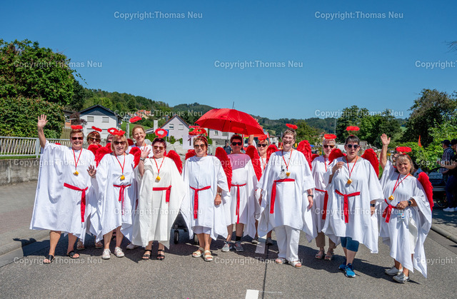 DSC_0600 | bli, 11.08.2024, Elmshausen, Kerweumzug, Feuerwehrengel, ,, Bild: Thomas Neu
