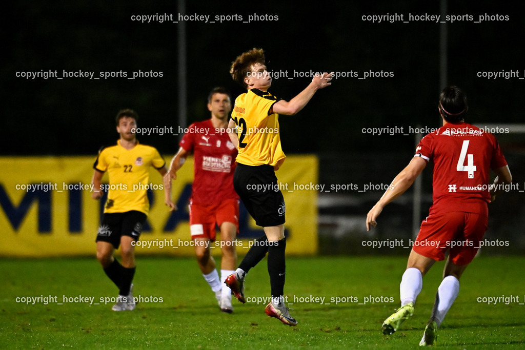 FC KAC 1909 vs. FC Nussdorf Debant | #4 Patrick Legner FC KAC, #12 Stefan Kraler FC Nussdorf Debant, FC KAC 1909 vs. FC Nussdorf Debant, FC KAC 1909 vs. FC Nussdorf Debant am 19.09.2025 in Klagenfurt (Sportplatz KAC), Austria, (Photo by Bernd Stefan)