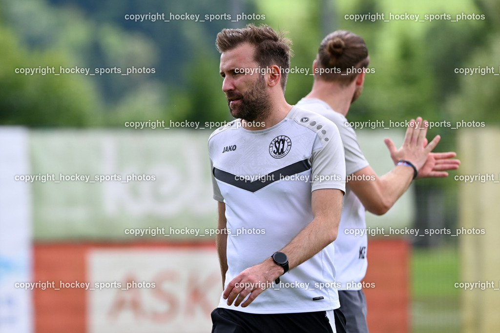 ATUS Nötsch vs. SC Landskron | Headcoach SC Landskron Stefan Stresch, ATUS Nötsch vs. SC Landskron, ATUS Nötsch vs. SC Landskron am 26.07.2025 in Nötsch (Dobratsch Arena), Austria, (Photo by Bernd Stefan)