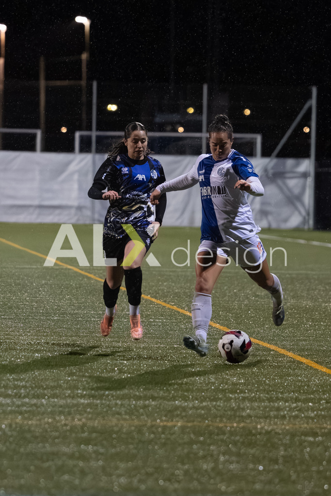 Fußball I Frauen I Saison 2025-2026 I AXA Women's Super League | Women I 14. Spieltag I Grasshoppers Club Zürich - FC Luzern I 14.02.2026 | 12 Kayla McKenna (JM) (GC Zürich) – Angriff - Realisiert mit Pictrs.com