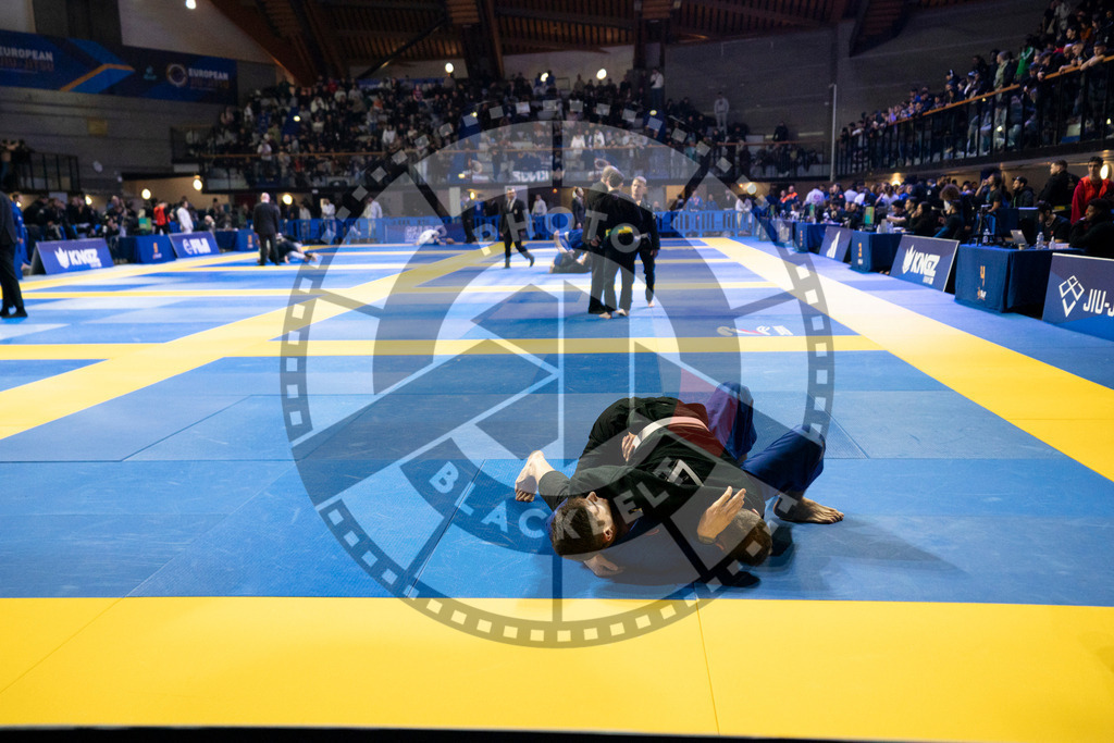 20240119PBB1203 | Fighters compete during the IBJJF European Championship in Paris, France, on January 19, 2024.