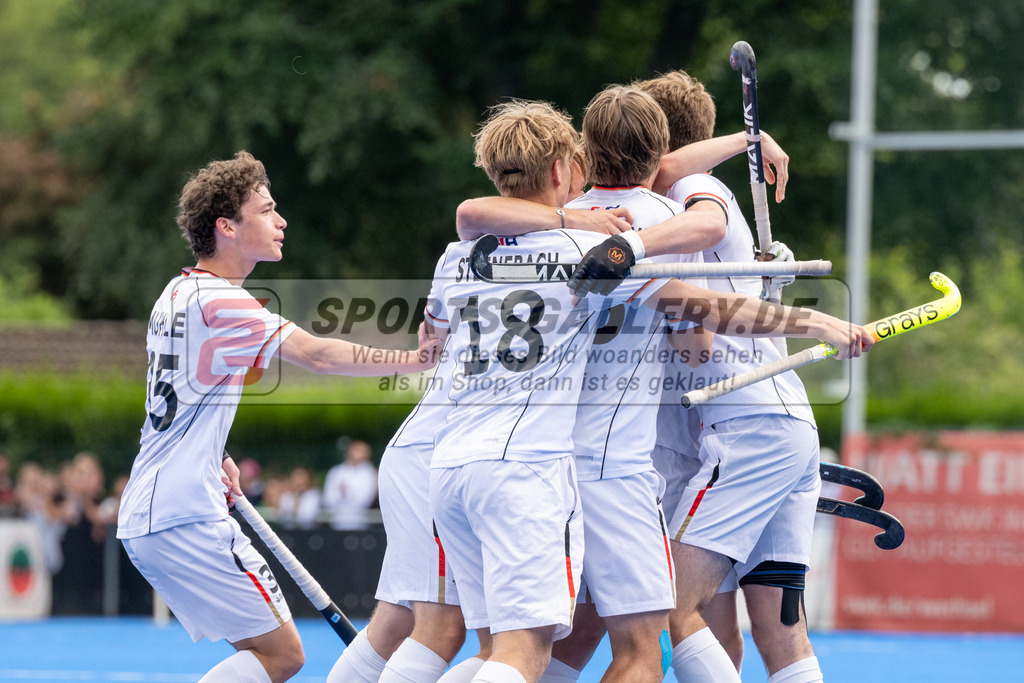 SFE_20230716_0368 | EuroHockey EM U18 Boys Final Belgium vs Germany am 16.07.2023 in Krefeld (Gerd-Wellen-Hockeyanlage), Photo: Stephan Fehrmann 2023 (Sports-Gallery)
