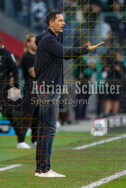 Borussia Mönchengladbach vs Eintracht Frankfurt - Bundesliga  | Mönchengladbach, Deutschland, 27.09.25:   Trainer Dino Toppmoeller gestikuliert, Gestik waehrend des Spiels der Bundesliga zwischen Borussia Mönchengladbach vs Eintracht Frankfurt im Stadion im Borussia Park(Foto von Brauer-Fotoagentur / Adrian Schlueter)