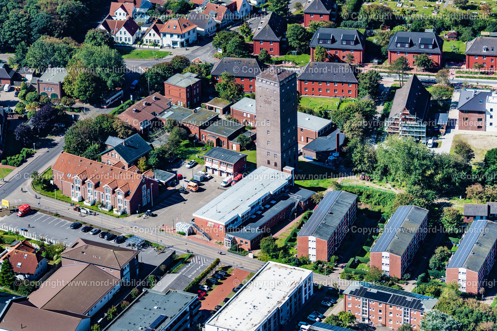 Norderney_Wasserturm_ELS_6982050923 | NORDERNEY 05.09.2023 Sehenswürdigkeit und Tourismus- Attraktion des Geschichts- Denkmal " Wasserturm Norderney " in Norderney im Bundesland Niedersachsen, Deutschland. // Facade of the monument " Wasserturm Norderney " in Norderney in the state Lower Saxony, Germany. Foto: Martin Elsen