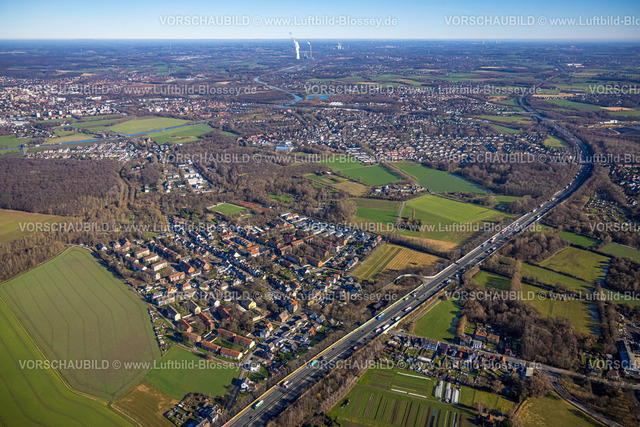 Luenen230203690 | Luftbild, Ortsansicht Gahmen, Sportplatz Gahmen, Altenderne, Lünen, Ruhrgebiet, Nordrhein-Westfalen, Deutschland