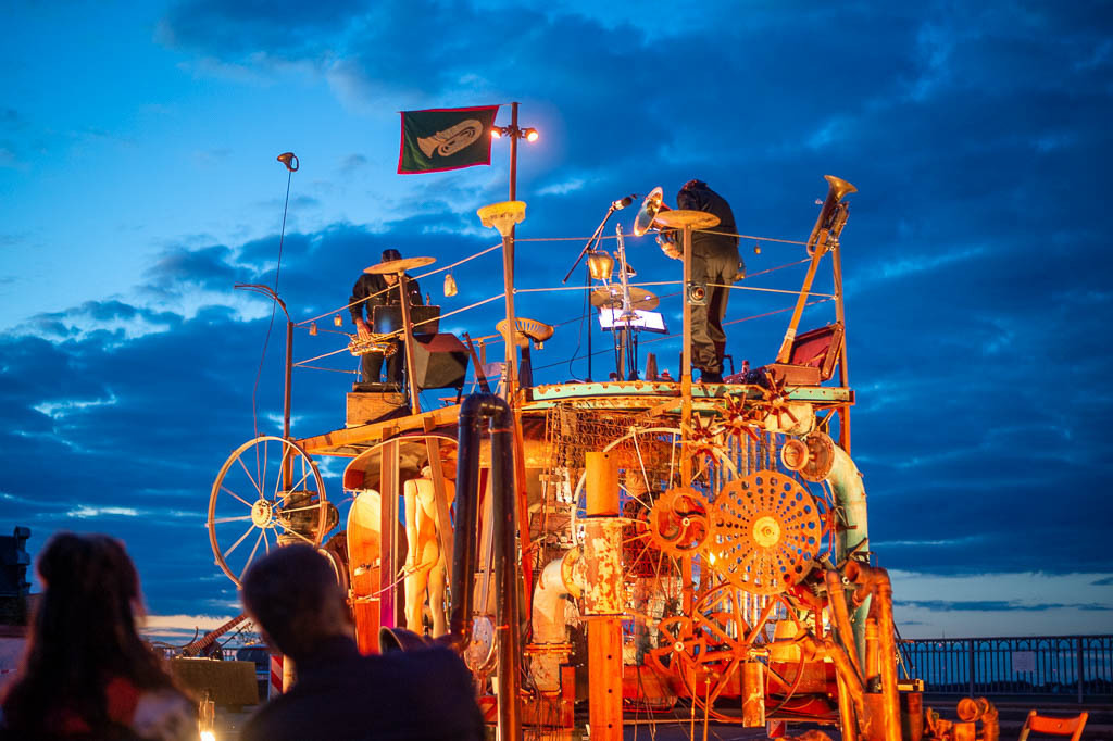 Jazzmaschine | Die Jazzmaschine im Forte Belvedere Leisnig zum Festival Hallo Leisnig 2022. - Realisiert mit Pictrs.com