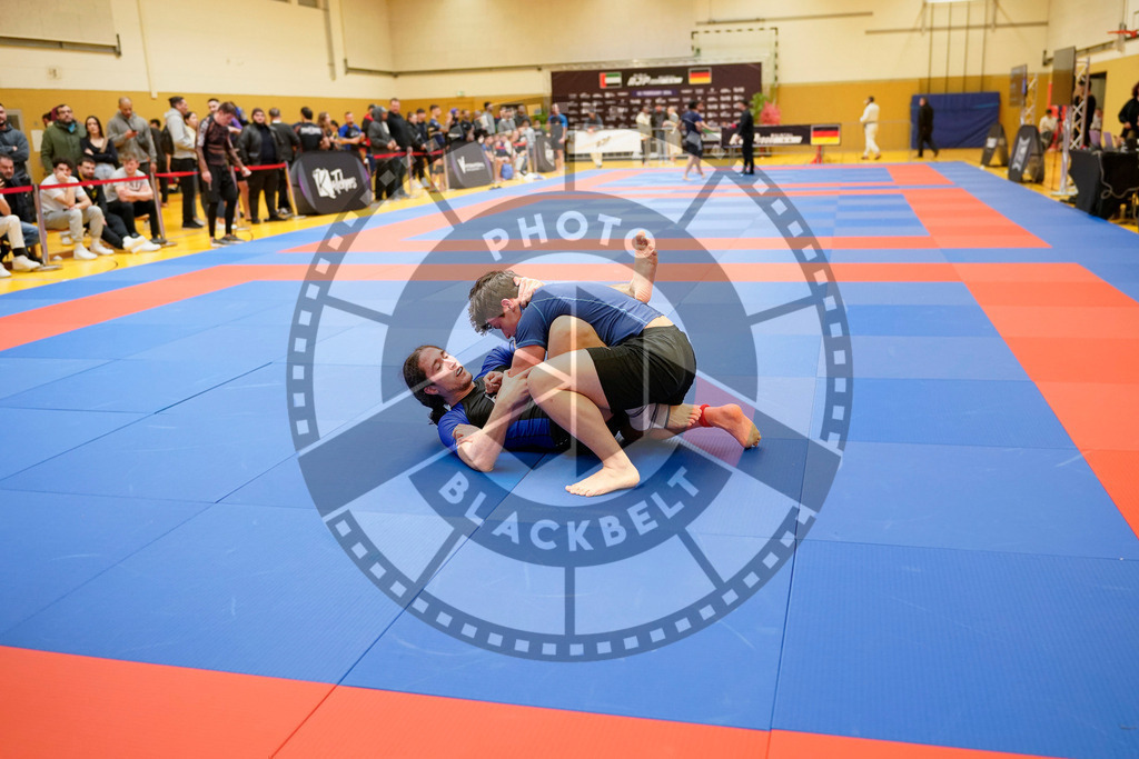 20240203PBB09078 | Fighters compete during the Brazilian Jiu-Jitsu Championship of the AJP Tour in Maintal by Frankfurt am Main, Germany, on February 2, 2024.