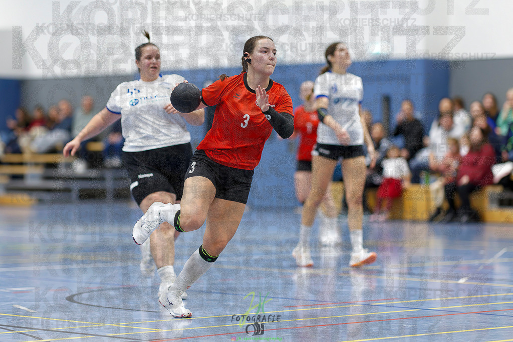 Frauen 2. Bezirksklasse; SG Rechtenbach - HSG Linden II | Frauen 2. Bezirksklasse; SG Rechtenbach - HSG Linden II am 16.11.2025 in Rechtenbach (Sporthalle Rechtenbach)Photo © 2025 - Jörg Heinrich - Realisiert mit Pictrs.com