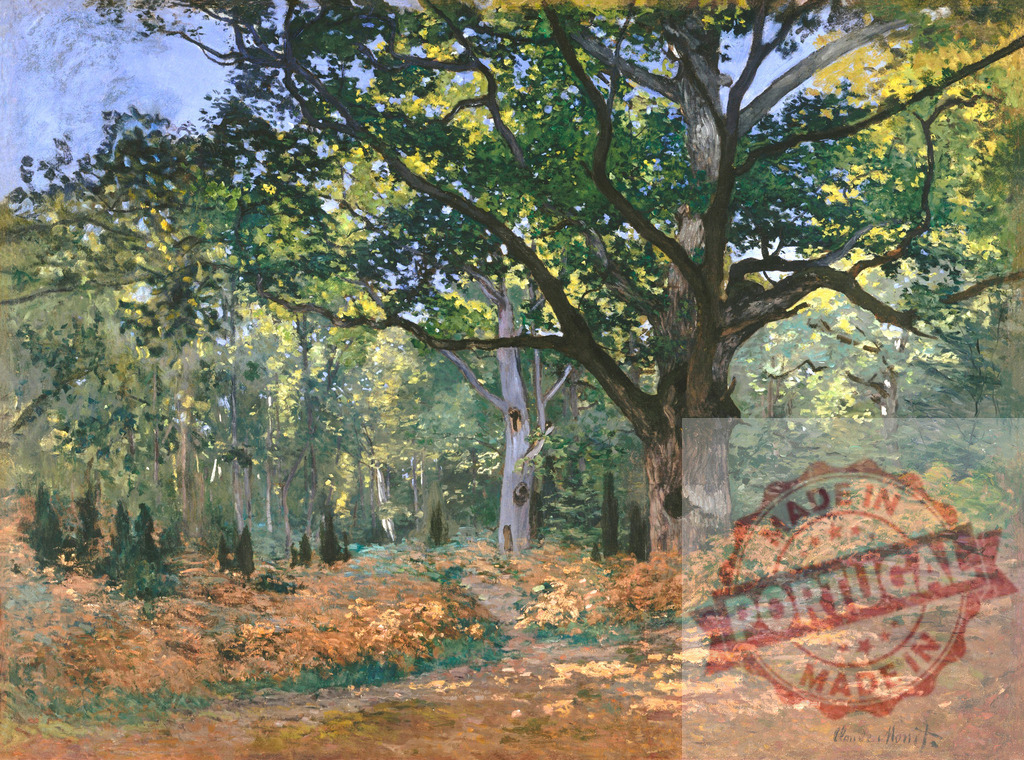 The Bodmer Oak, Fontainebleau Forest (1865) by Claude Monet, high resolution famous painting. Original from The MET. Digitally enhanced by rawpixel. | The Bodmer Oak, Fontainebleau Forest (1865) by Claude Monet, high resolution famous painting. Original from The MET. Digitally enhanced by rawpixel. - Realisiert mit Pictrs.com