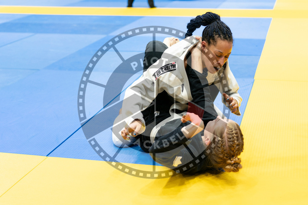 20240119PBB3518 | Fighters compete during the IBJJF European Championship in Paris, France, on January 19, 2024.