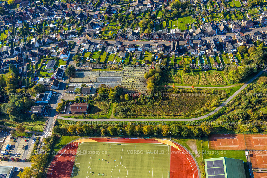 Selm241011557 | Luftbild, Blumen Wulfert Gewächshäuser an der Sparkassen Arena, Selm, Münsterland, Nordrhein-Westfalen, Deutschland