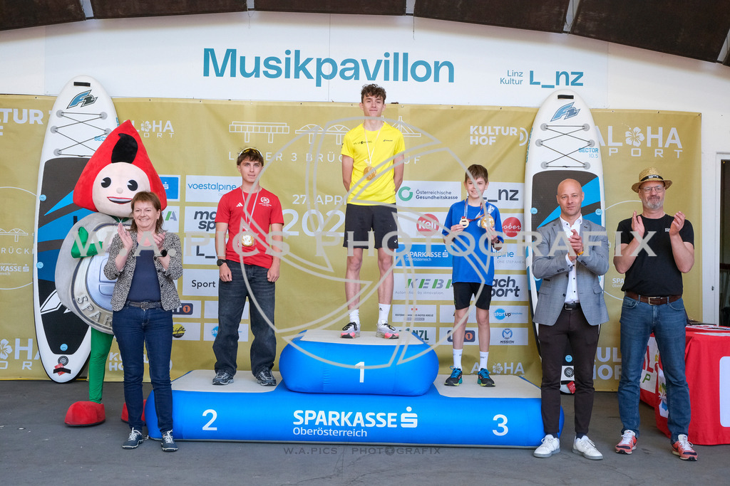 ..... | LINZ,AUSTRIA,27.April 24, Int. 3 Brückenlauf Linz  , Image shows: Photo: WAPICS / Michael ring