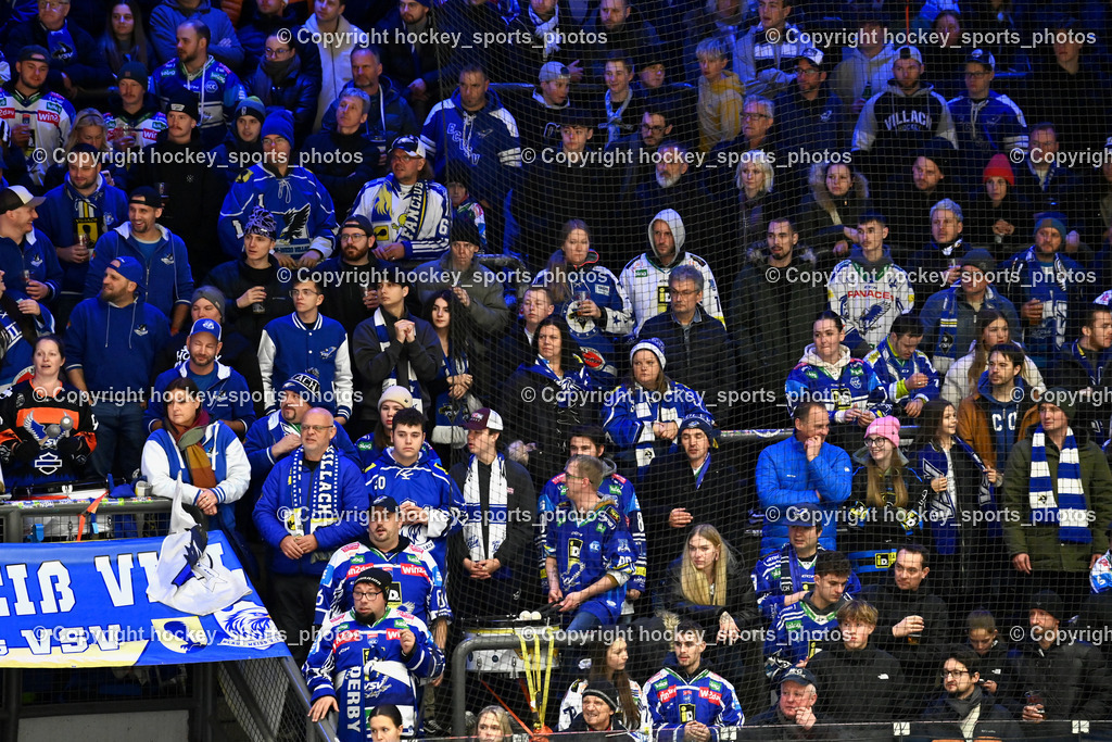 EC IDM WÄRMEPUMPEN VSV vs. HCB Südtirol Alperia | EC VSV Fans, EC IDM WÄRMEPUMPEN VSV vs. HCB Südtirol Alperia, EC IDM WÄRMEPUMPEN VSV vs. HCB Südtirol Alperia am 28.12.2025 in Villach (Stadthalle Villach), Austria, (Photo by Bernd Stefan)