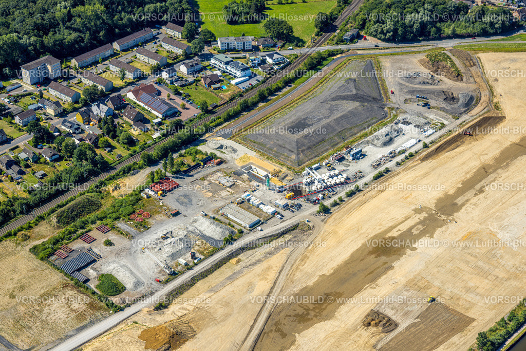 Bergkamen230702280 | Luftbild, Wasserstadt Aden am Datteln-Hamm-Kanal, Baugebiet für geplantes Stadtquartier, Weddinghofen, Bergkamen, Ruhrgebiet, Nordrhein-Westfalen, Deutschland