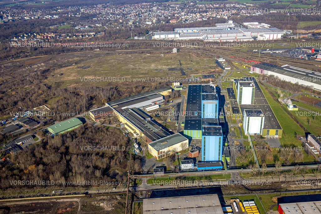 Dortmund230200085 | Luftbild, Gewerbegebiet Westfalenhütte, Amazon Logistik, thyssenkrupp Steel Europe, Borsigplatz, Dortmund, Ruhrgebiet, Nordrhein-Westfalen, Deutschland