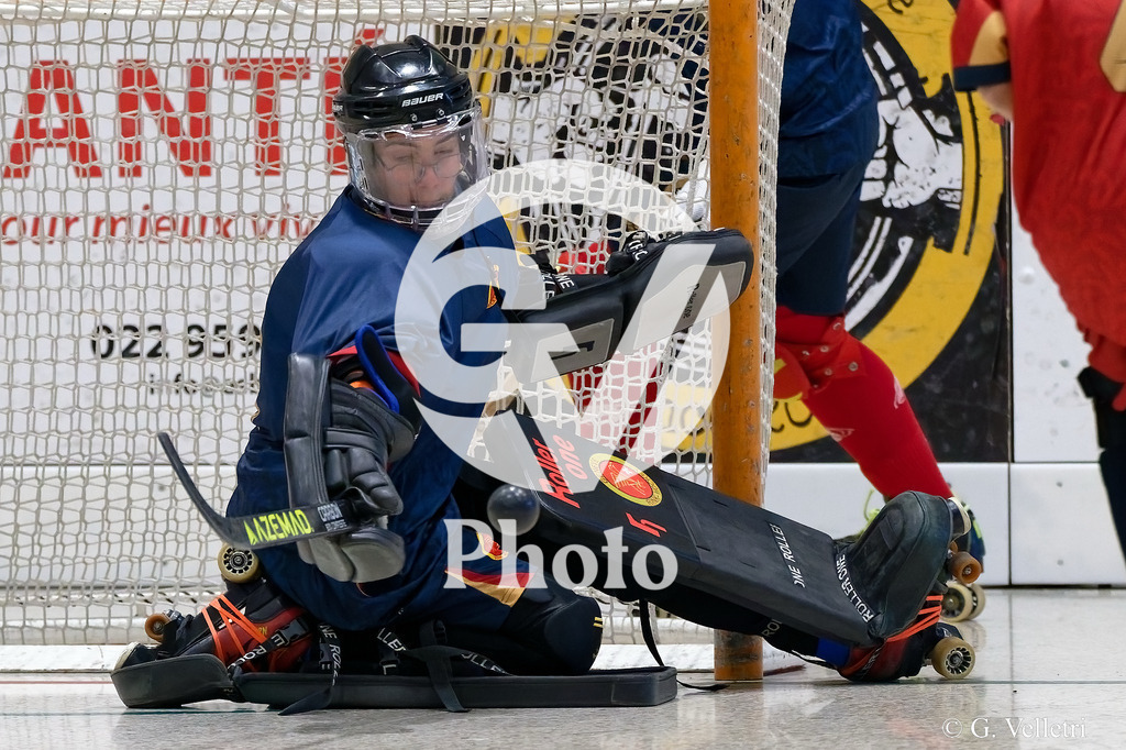 U17  - Geneve RHC B v Geneve RHC A  |  during the U17  match between Geneve RHC B and Geneve RHC A  at Centre sportif de la queue d'arve in Geneve, Switzerland