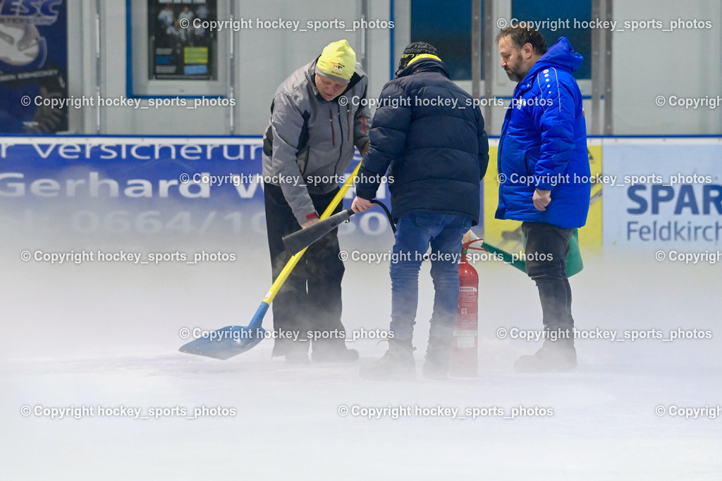  ESC Steindorf vs. EHC Althofen 2.3.2023 | Eis Reperatur, Eishalle Steindorf, Eismeister Ossiachersee Halle