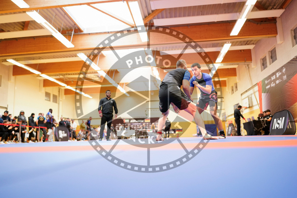 20240203PBB08360 | Fighters compete during the Brazilian Jiu-Jitsu Championship of the AJP Tour in Maintal by Frankfurt am Main, Germany, on February 2, 2024.
