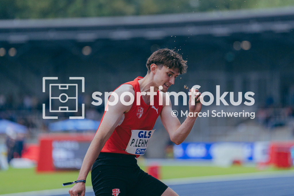Deutsche Meisterschaften der Frauen und Männer 2026 | Pascal Lehmann, SC Potsdam e.V., Dreisprung, Deutsche Meisterschaften der Frauen und Männer 2026, Lohrheidestadion Bochum-Wattenscheid, 26.07.2026. Foto: Marcel Schwering / sportimfokus - Realisiert mit Pictrs.com