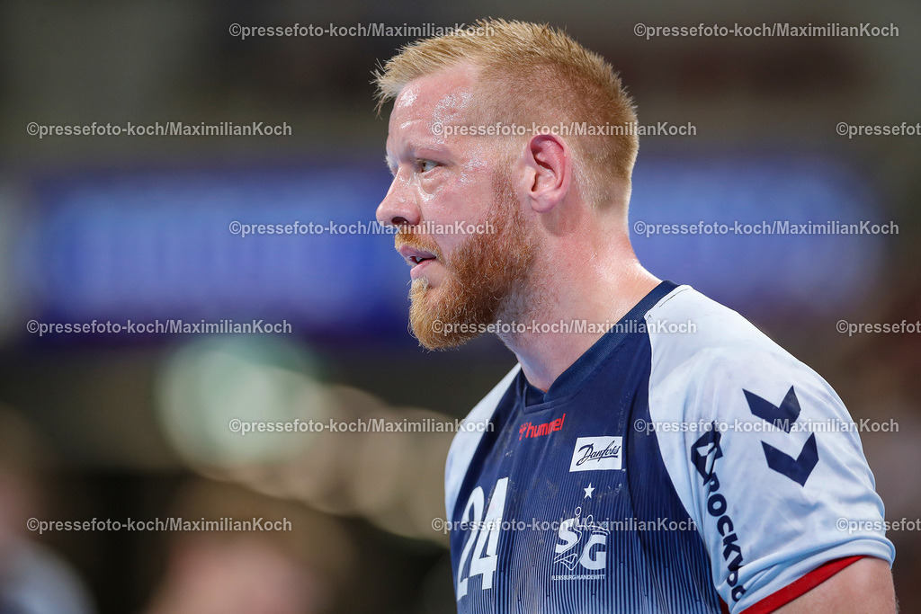Due1HBL02062402067 | 02.06.2024, Handball, Düsseldorf, PSD-Bank Dome, Liqui Moly Handball Bundesliga, Spieltag 34, Saison 2023 2024, Bergischer HC - SG Flensburg-Handewitt: Jim Gottfridsson (SG Flensburg-Handewitt)