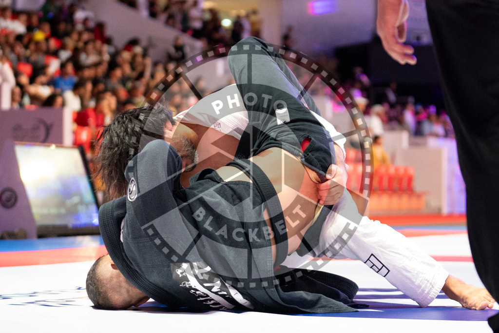 20231107PBB4961 | Fighters compete during the AJP World Master Championship in the Mubadala Arena in Abu Dhabi, Arab United Emirates, on November 7, 2023.