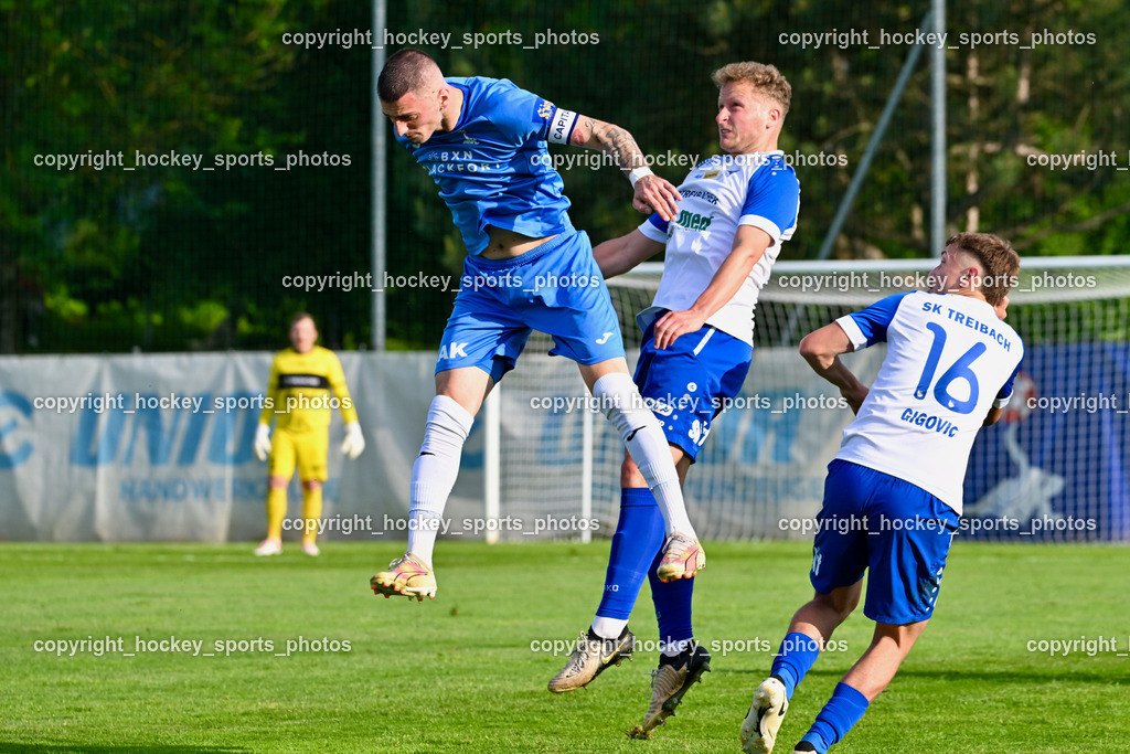SAK vs. SK Treibach | #24 Zoran Vukovic SAK, #20 Manuel Primusch Böck SK Treibach, #16 Ognjen Gigovic Böck SK Treibach, SAK vs. SK Treibach, SAK vs. SK Treibach am 29.05.2024 in Klagenfurt (Sportpark Welzenegg), Austria, (Photo by Bernd Stefan)