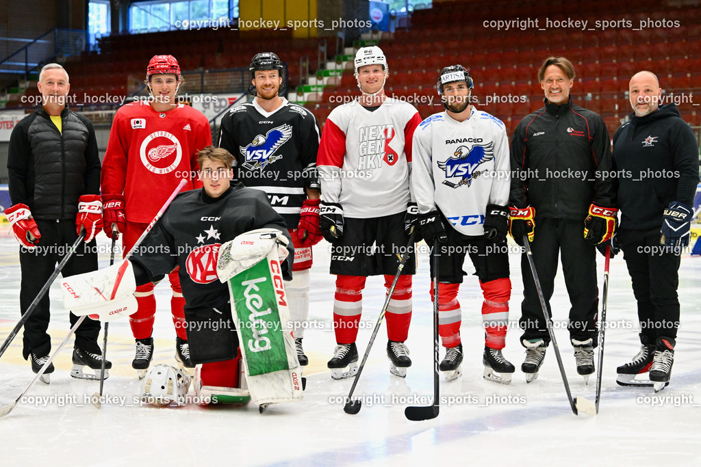 Trainingscamp Raffl-Kasper 27.7.2023 | Peter Kasper, Kasper Marco, Ralf Kropiunig, Michael Raffl, Timo Nicki, Bernd Wolf, Patrick Pilloni, Gerhard Unterluggauer