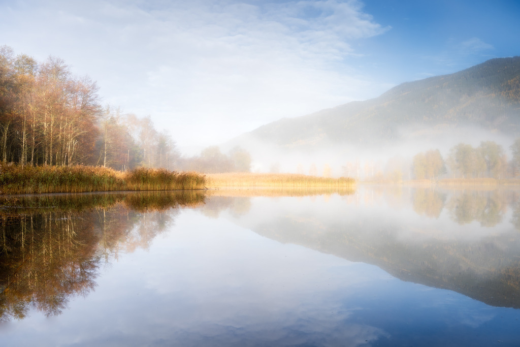 Herbststimmung am Gaishorner See | walter-wagner-fotografie