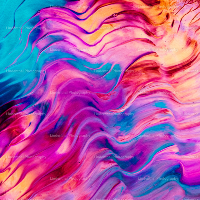 Inferno Waves | Quadrat ART - Fluid Painting - Realisiert mit Pictrs.com