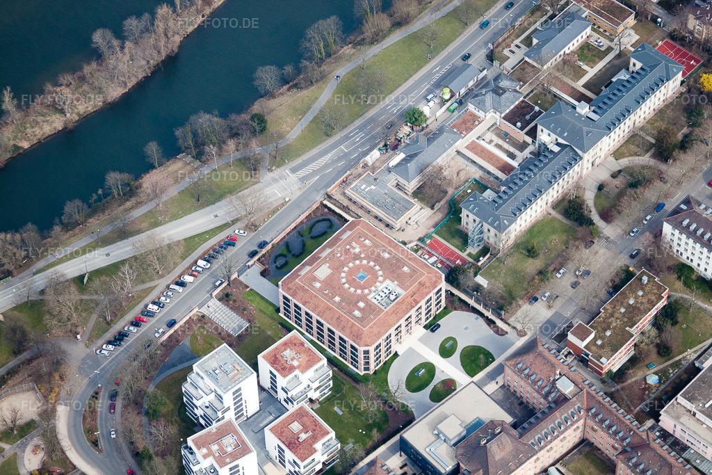 Luftbild: Ethianum im Ortsteil Bergheim in Heidelberg im Bundesland Baden-Württemberg in Deutschland. Foto: IMG_37875.jpg vom 12.03.2011 durch Werner Riehm/FLY-FOTO.de