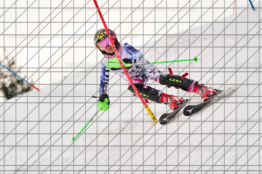 ALP4539_KinderCup-SL_STMK_Strallegg_Woelfl Emelie | Raiffeisen KINDERCUP Alpin, SLALOM auf der JogllandStreif in Strallegg am So 23. Februar 2025. Veranstaller: Steirischer Skiverband (5000). Skiunion Strallegg (5197).