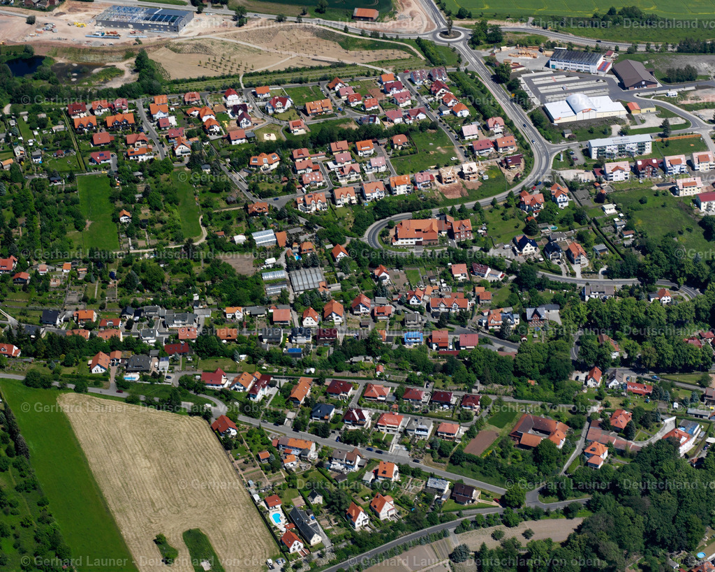 2634154 | HEILBAD HEILIGENSTADT 09.06.2006 Wohngebiet einer Einfamilienhaus- Siedlung  in Heilbad Heiligenstadt im Bundesland Thüringen, Deutschland // Single-family residential area of settlement  in Heilbad Heiligenstadt in the state Thuringia, Germany Foto: Gerhard Launer