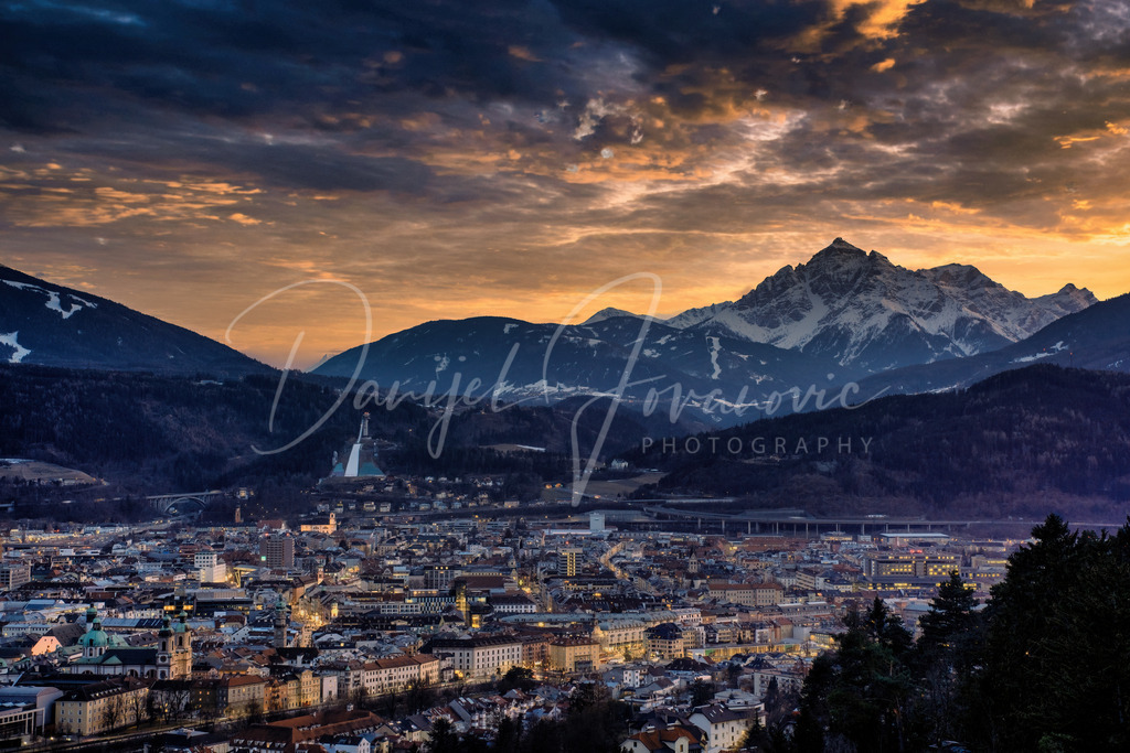 Stimmung | Abendstimmung über Innsbruck