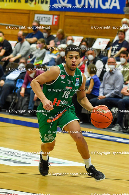 AUT, BSL, Basketball, Gmunden Swans vs Bulls Kapfenberg | 27.03.2022, Volksbank Arena Gmunden, AUT, BSL, Gmunden Swans vs Bulls Kapfenberg, im Bild Derryck Thornton (Bulls)


// BSL, Basketball Super League Match between Gmunden Swans and Bulls Kapfenberg in Gmunden, Austria on 2022/03/27