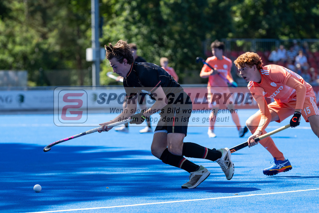 HK_20240628_102431 | MU18 Länderspiel Germany - Niederlande am 28.6.2024 Crefelder HTC, Krefeld ,