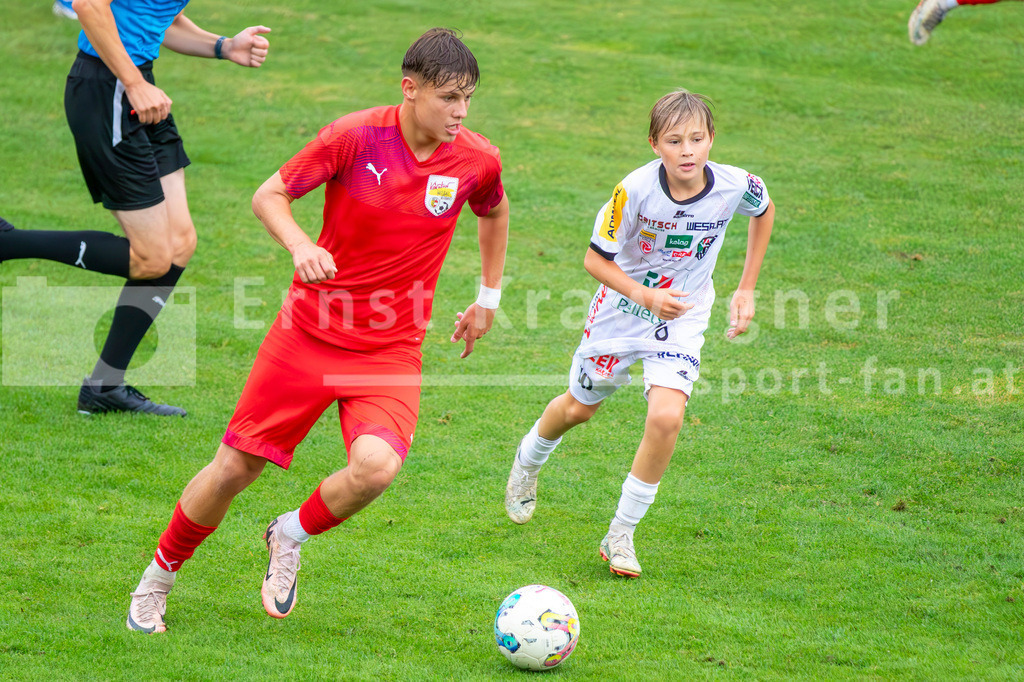 Fußball, Entwicklungsspiele der KFV-Auswahl  | Fußball, Entwicklungsspiele der KFV-Auswahl , KFVU14 am 05.09.2024 in Spittal (Stadion Landskron), Austria, (Photo by Ernst Krawagner sport-fan.at) - Realisiert mit Pictrs.com