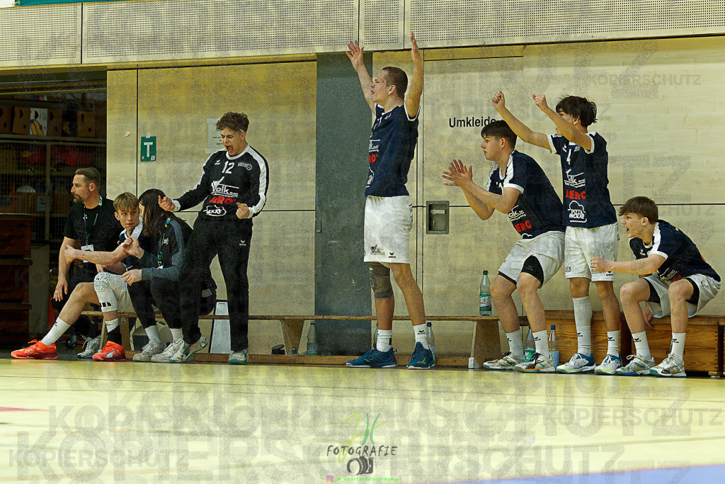 mJB Pokalrunde dt. Meisterschaft, TV Hüttenberg - TSV GWD Minden | mJB Pokalrunde dt. Meisterschaft, TV Hüttenberg - TSV GWD Minden am 15.03.2025 in Münchholzhausen (Sporthalle Münchholzhausen)Photo © 2025 - Jörg Heinrich - Realisiert mit Pictrs.com