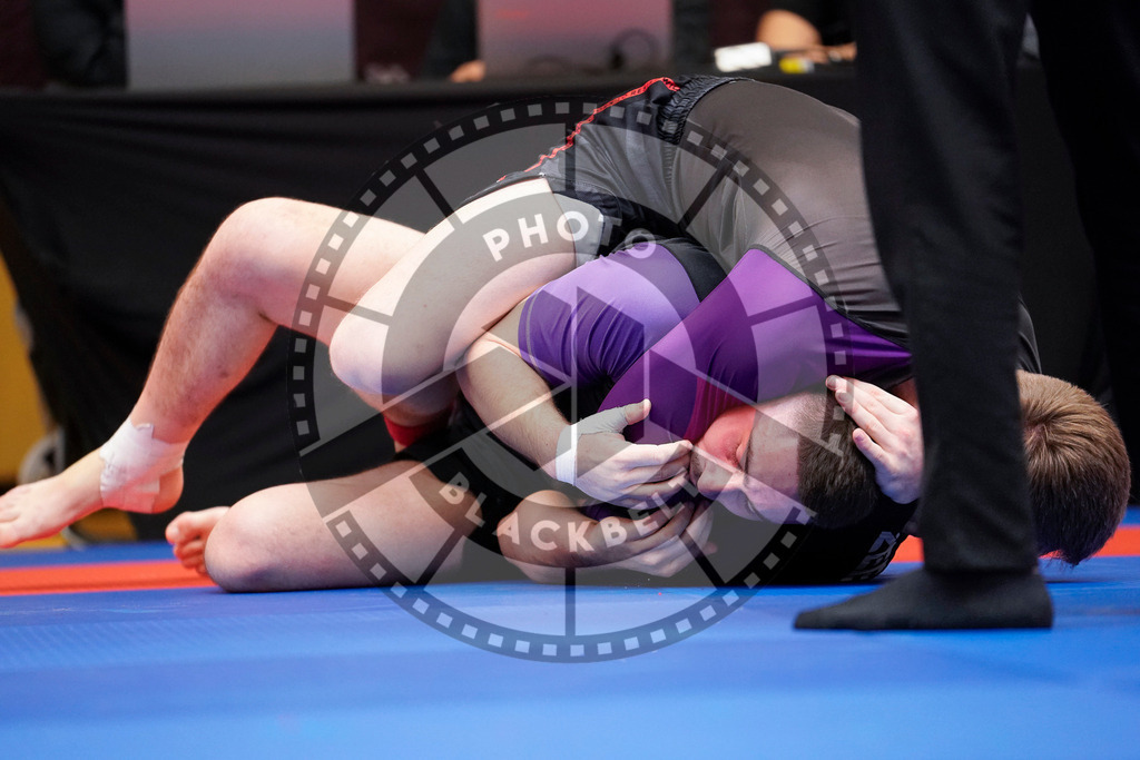 20240203PBB08935 | Fighters compete during the Brazilian Jiu-Jitsu Championship of the AJP Tour in Maintal by Frankfurt am Main, Germany, on February 2, 2024.