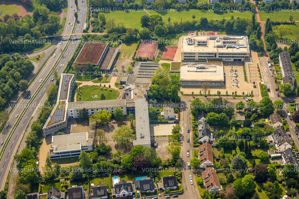 Duesseldorf240500825 | Luftbild, Max-Planck-Gymnasium und Städtische Toni-Turek Realschule, Stockum, Düsseldorf, Rheinland, Nordrhein-Westfalen, Deutschland