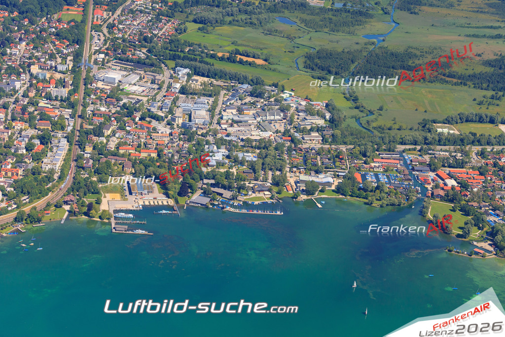 Luftbild von  Starnberg - Luftaufnahme wurde 2017 von https://frankenair.de mittels Flugzeug (keine Drohne) erstellt - die Geschenkidee