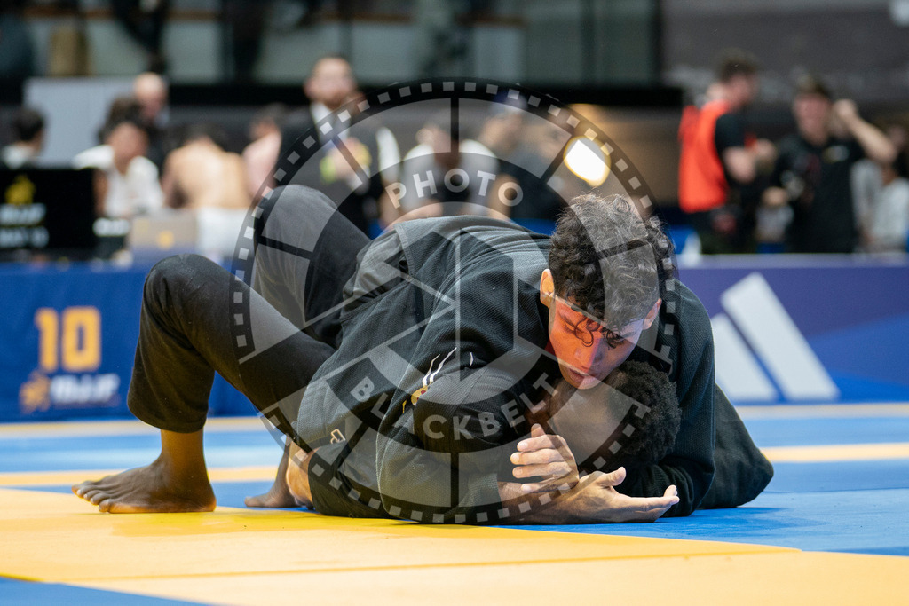 20240126PBB1154 | Fighters compete during the Brazilian Jiu-Jitsu European Championship of the IBJJF in Paris, France, on January 26, 2024.
