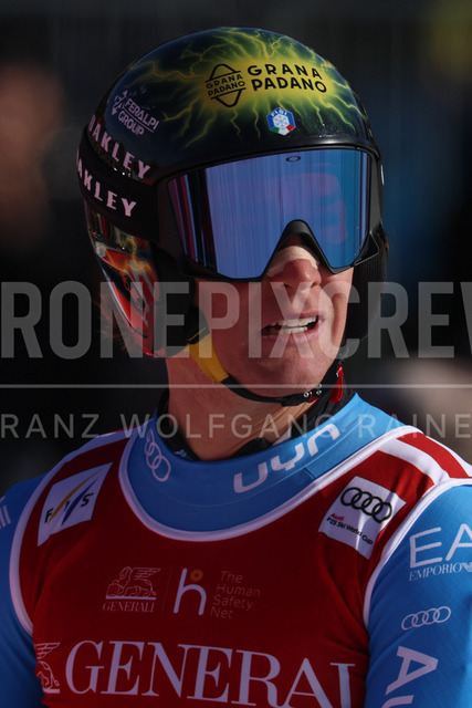 Audi FIS Ski World Cup: Men’s Slalom – Hahnenkamm Race, Kitzbuehel | Kitzbuehel, Austria, 25.Jan.26 - Alpine Skiing - FIS World Cup, Hahnenkamm Race, Slalom, men. The image shows FRANZONI Giovanni (ITA, Rossignol).