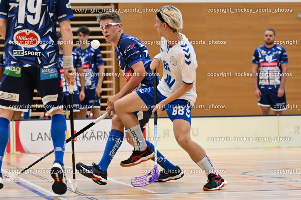 VSV Unihockey vs. Dunai Krokodilok 9.9.2023 | #72 Kilian Kronig, #88 Tihamér Simon